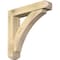 Ekena Millwork Thorton Craftsman Rough Sawn Bracket w/ Offset Brace, Douglas Fir, 6"W x 28"D x 28"H BKT0604X28X28THR04RDF - alternate 1